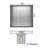 6 In. X 6 In. Stainless Steel Square Shower Drain With Tile-In Pattern Surface-122260903