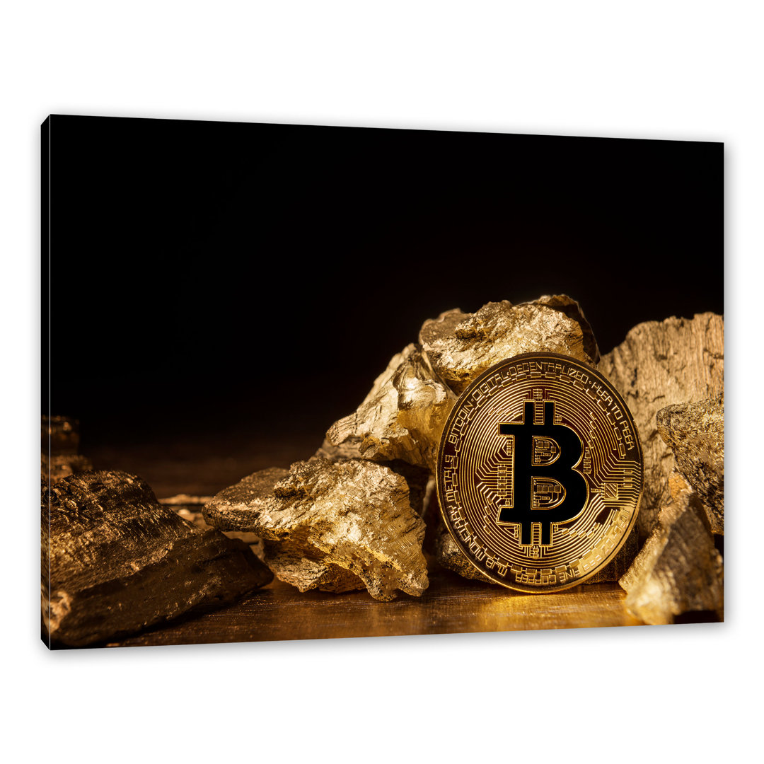 Leinwandbild Bitcoins BTC