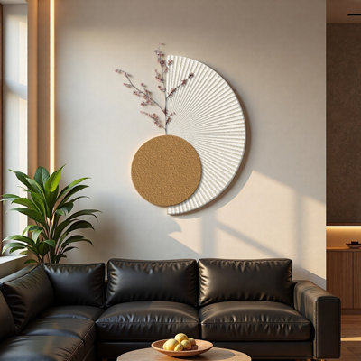 Creamy Style Creative Sandstone Green Plant Wall Light Painting