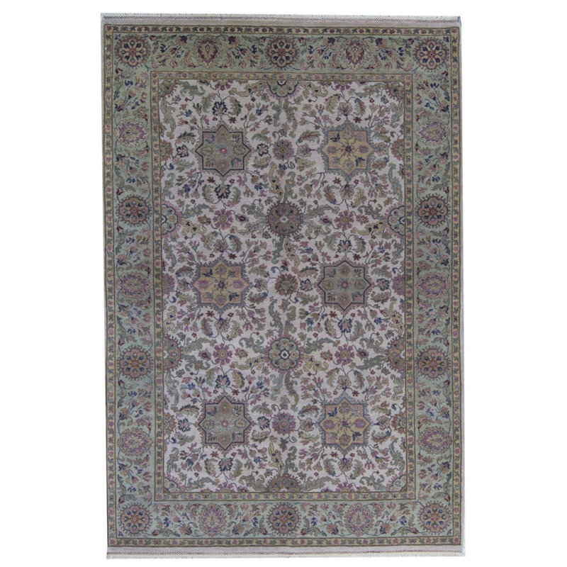 Mughal One-of-a-Kind Rectangle 12' X 15'4" Hand Knotted Area Rug