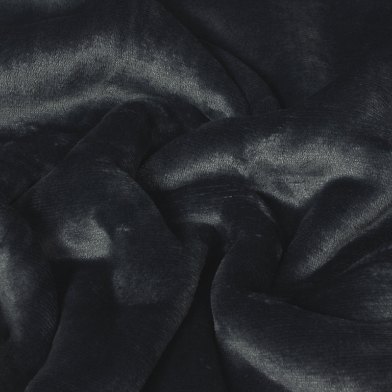 Fleece Throw Blanket, Charcoal