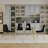 Iverson Glass Top Metal Base Dining Table-2037824520-2037824527