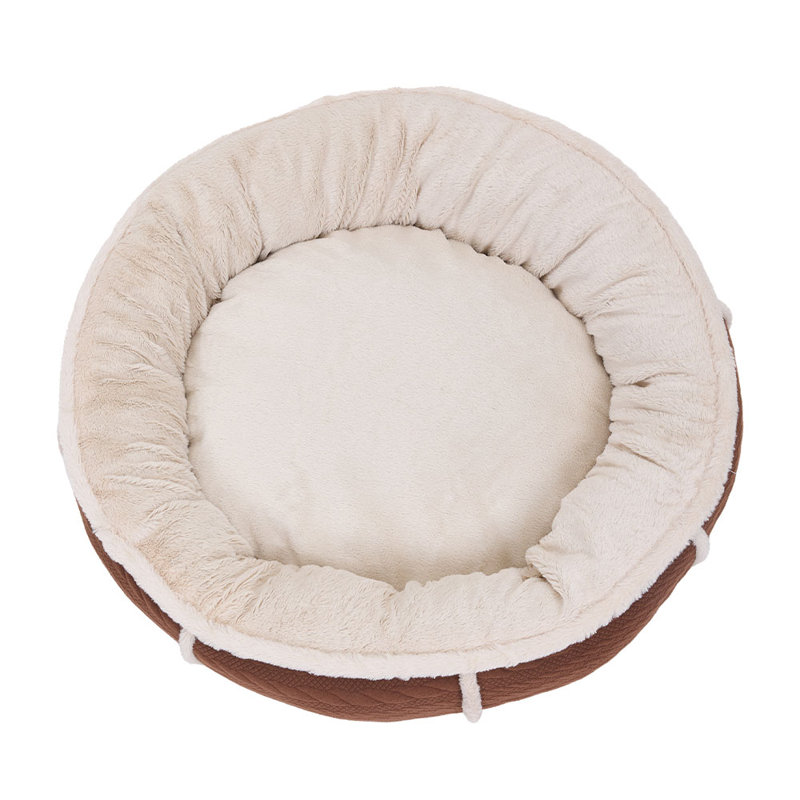 Polyester Pet Bed, Brown