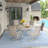 53" Patio Metal Round Dining Table-1781683963