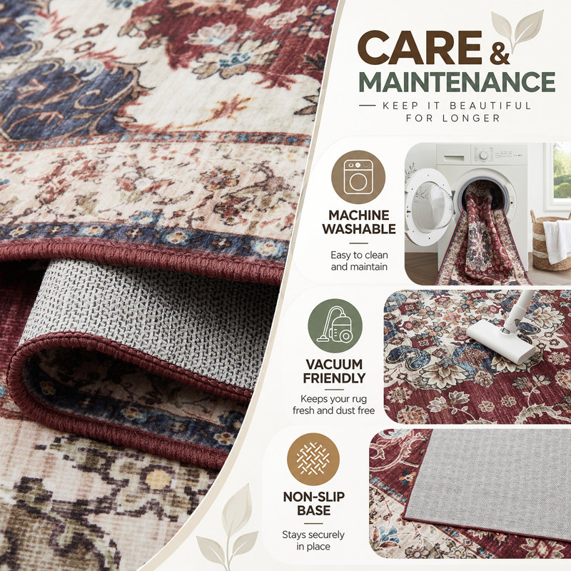 Vintage Look Shag Indoor / Outdoor Washable, Rectangle 160 x 230cm