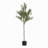 66" Artificial Olive Tree With Pot
