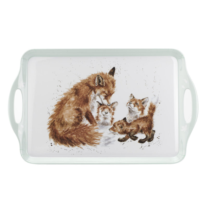 Grand plateau en mélamine de 18,9 po x 11,6 po Wr-Wrendale Designs Wrendale Designs Pimpernel