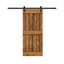 Porte de grange à panneaux et en bois avec quincaillerie d'installation-86359298-86511618-86511632