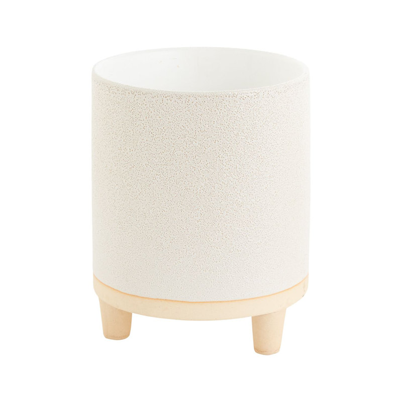Pot à fleur en céramique Fenna, H 6,75 po x l 5,5 po x P 5,5 po