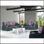 Causeuse convertible rembourrée avec rangement, polyuréthane noir-1626924201