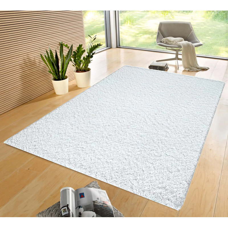 Chalifoux Solid Colour Flatweave Indoor / Outdoor Area Rug, Rectangle 50 x 80 cm