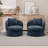 Wide Modern Upholstered Soft Swivel Barrel Chair Accent Chair(Set Of 2)-868756100