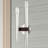 Annies Steel Candle Wall Light