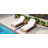 2-Piece Light Teak Acacia Wood Chaise Lounge Set, 5-Position Adjustable Arched Backrest Recliners, Outdoor Leisure Seating For Pool & Yard-505054661