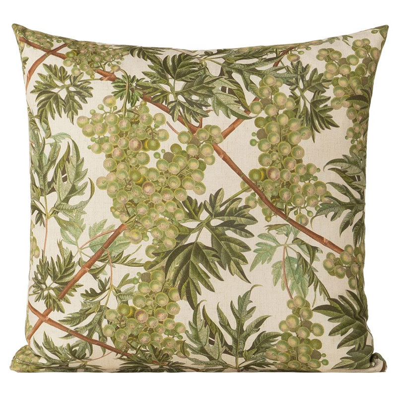 Smithsonian Grapevine Print Throw Pillow, 29" x 29"