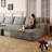 70" Wide Upholstered Sofa