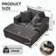 Méridienne avec repose-pieds amovible-894580984