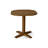 Burlywood Squircle Solid Wood Dining table-359284520