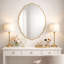 Miroir mural en métal 31 po H-842501135