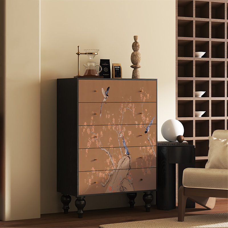 Armoire de décoration multifonctionnelle à tiroirs domestiques