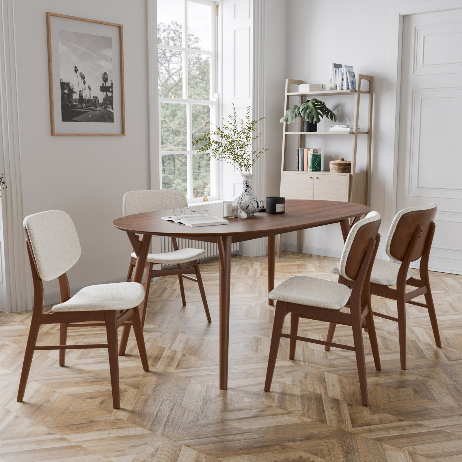 71" Wood Dining Table