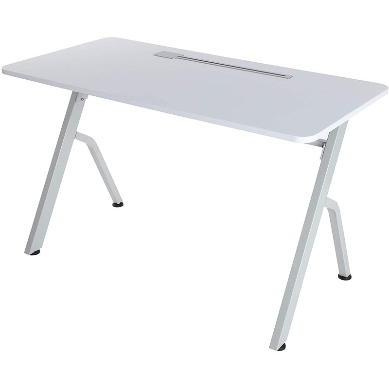 Macdonald Metal Base Writing Desk, White