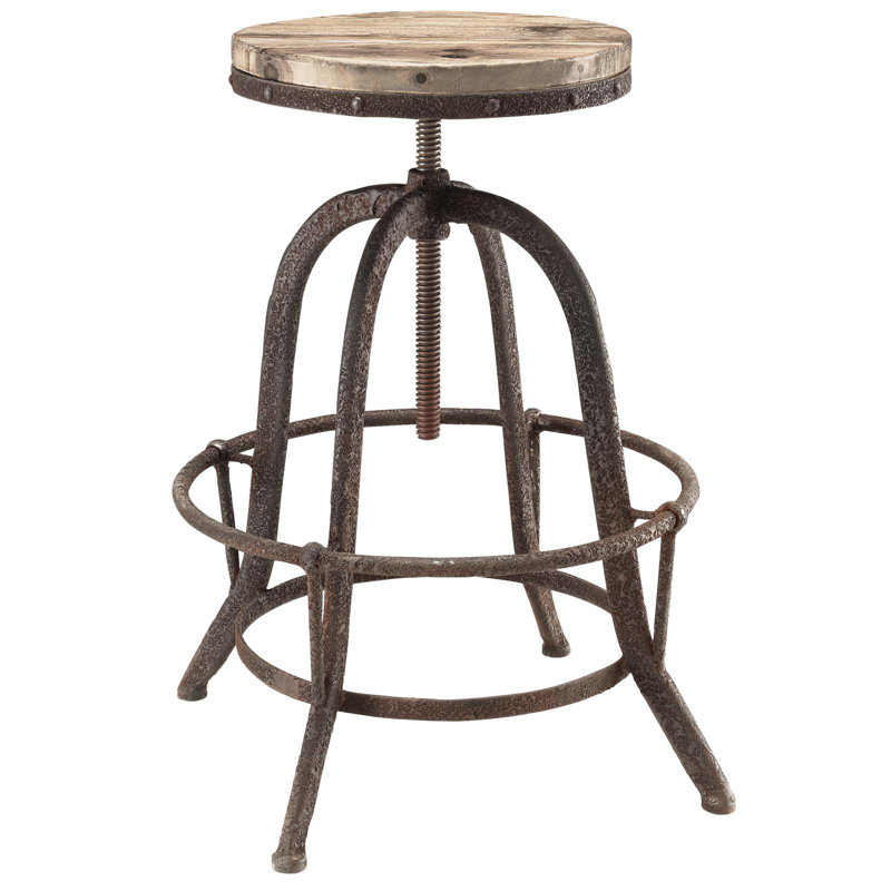 Tabouret de bar Collect Wood, Brun