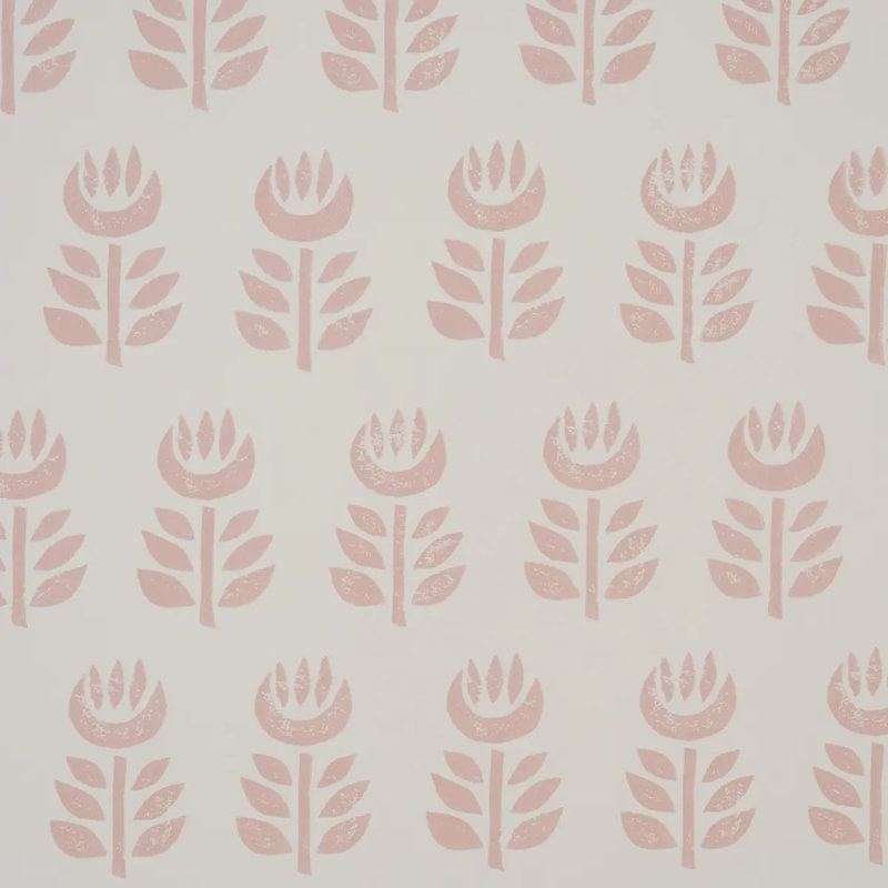 Papier peint Rosenborg, Rose