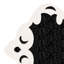 Tapis noir / blanc tissé à la machine Eicher-2008926311