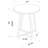 Adale Metal Base Round End Table