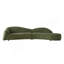 Canapé confortable avec méridienne 145,67 po Mid-Century-1440917875