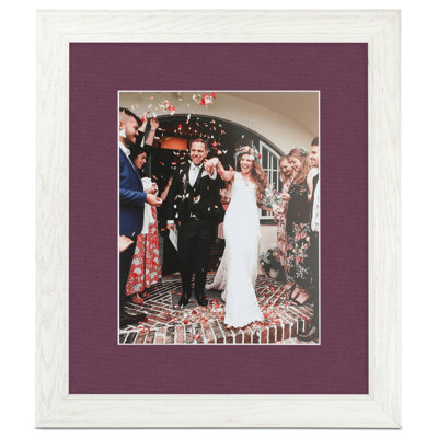 Wood Matte Picture Frame with Mat