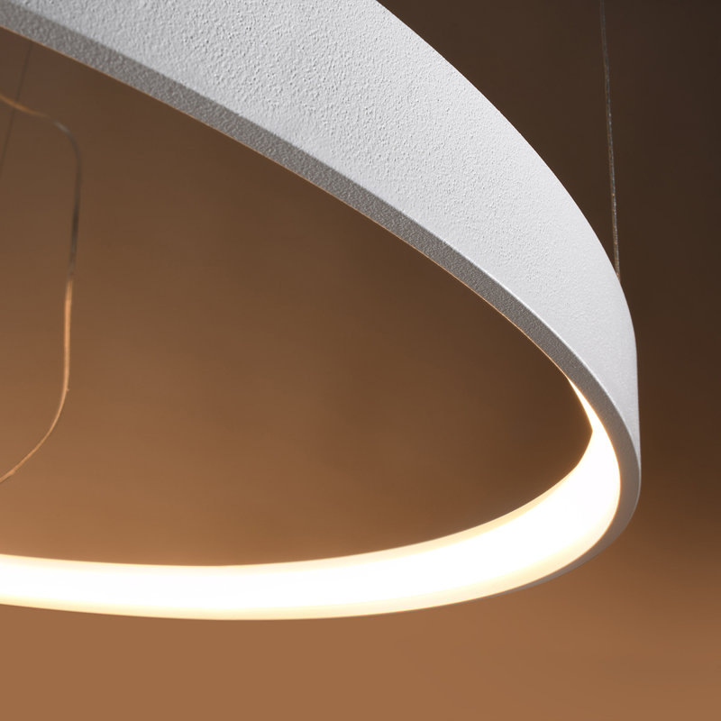 1 - Light Black LED Geometric Pendant