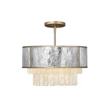 Reverie 4 - Light Unique Tiered Pendant with Crystal Accents