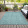Washable Floral Indoor / Outdoor Rug