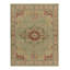 Distressed Homage Hand Knotted Wool Geometric Area Rug-458862058
