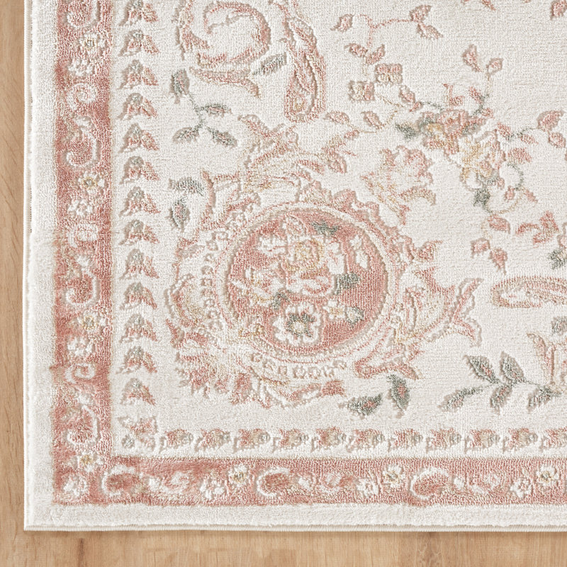 Tapis Laura Ashley Sabina, Valentina Pink, 6 pi 6 po x 9 pi 4 po