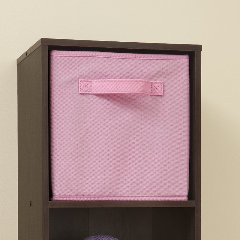 Tiroir en tissu Cubeicals, Rose, Ensemble de 1