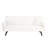 White Corduroy For Family: Spacious Seating, Easy Maintenance, Cup Holder Facility Rv With Foldable Design: Space And Portable, Soft Padding-1160896732