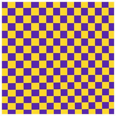 Yellow Purple Checkered Blankets
