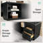 Bureau de direction en L avec tiroirs-954856585