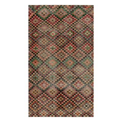 One-of-a-Kind Rectangle 5'6" X 9''9" Hand Knotted Area Rug