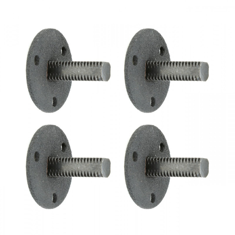 Faux bouton de porte en acier