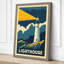 Coastal Sentinel Art Deco - Wrapped Canvas-408462993-408463014