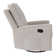 Anamda 28" Wide Upholstered Swivel Rocker Manual Recliner Chair