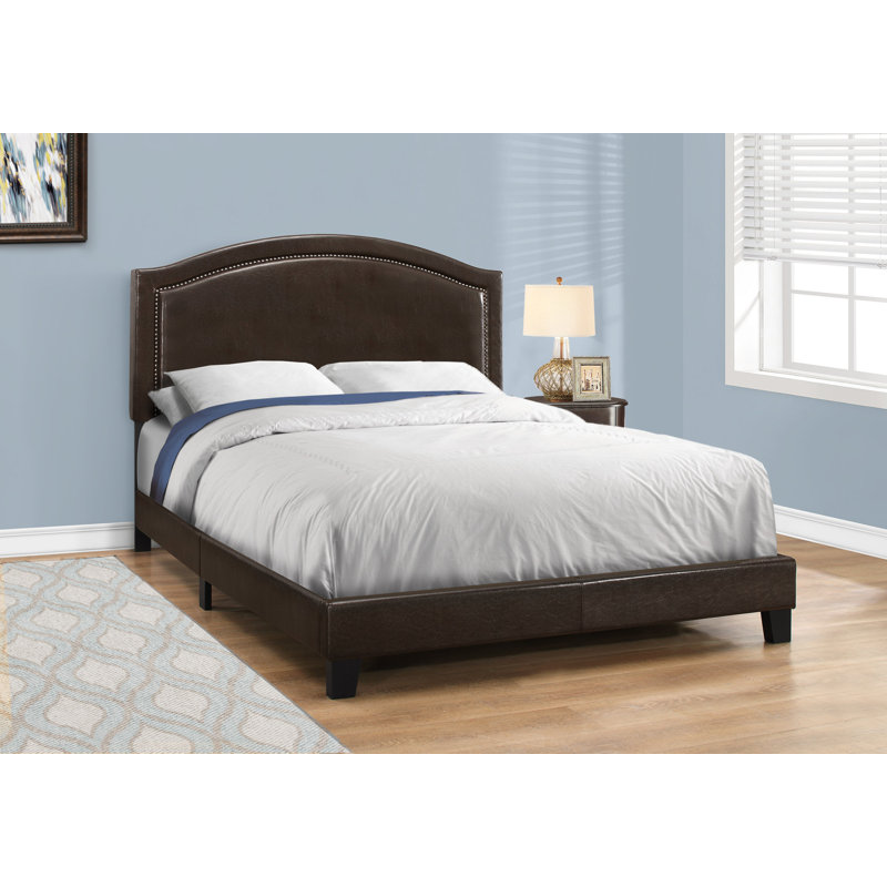 Lit plateforme, Grand, Brun
