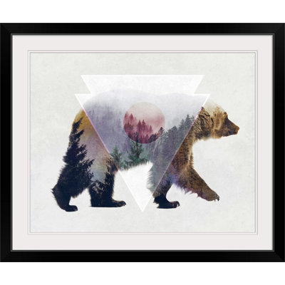«Double Exposure Wildlife Bear», impression