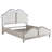 Keymari Wood California King LED Panel Bed Silver Oak-2078220700