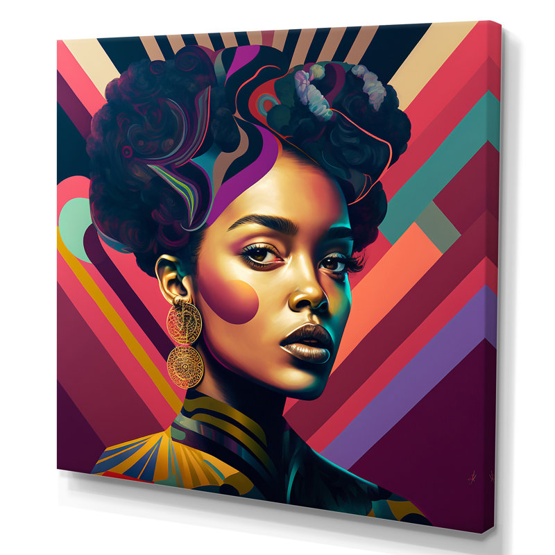 «Colorful Hip Hop Street Art III», reproduction sur toile, H 36 po x l 36 po x P 1,5 po, Toile tendue
