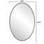 Miroir ovale rétro en fer avec cadre en fer-150809676